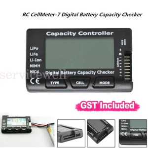 RC CellMeter 7 Digital Battery Capacity Checker Tester For LiPo LiFe Li-ion NiMH - Picture 1 of 6