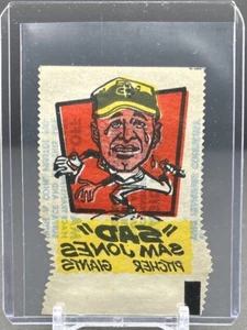 1961 Topps Magic Rub-Offs MLB Sad Sam Jones San Francisco Giants VGEX - Bild 1 von 2
