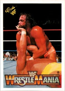 1990 Clásico WWE WWF #96 Hulk Hogan Randy "Macho Man" Savage Wrestlemania 5 - Imagen 1 de 2