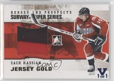 2009 ITG Heroes and Prospects Jersey Gold Vault Sapphire 1/1 Zack Kassian 0q7o