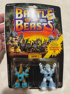 Vintage Battle Beasts Series 2 Slasher Seahorse Pillaging Polar Bear NEW SEALED - Picture 1 of 7