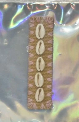 NEW Stoney Clover Lane LARGE 3.5" I Letter Sticker PATCH Natural Pink SHELL s - Image 1 of 4