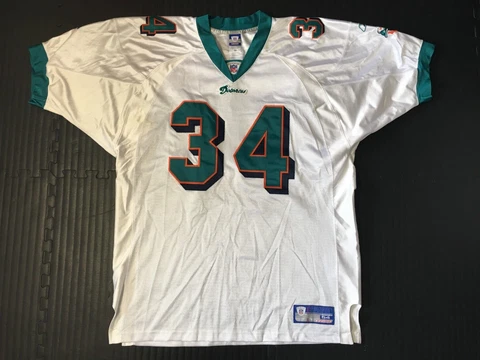 Ricky Williams #34 - Miami Dolphins - Men's Size 54 Jersey (Reebok On Field) Cover