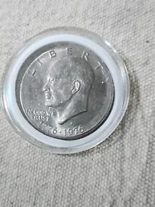 ¡¡JUEGO DE 2!! Dólar de plata Eisenhower. Dólar de plata Moon/bell bicentenario 1976 - Imagen 1 de 4