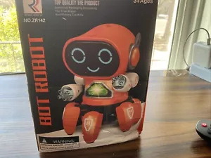 Intelligent Dancing Robot Toy with Lights and Music for Kids Ages 3-12, Orange - Picture 1 of 4