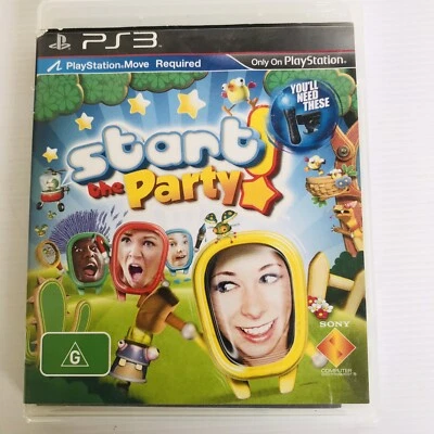 Start The Party (2010) Playstation 3 Game - PS3 Family Fun Party Plus Manual - Image 1 of 3