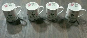Set Of 4 New Darbie Angell You make me blush Watercolor Coffee Cup Mug 12 oz - Picture 1 of 5