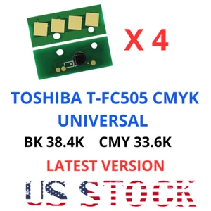 4 Toner Chip T-FC505 für Toshiba 2505AC, 3005AC, 3505AC, 4505AC, 5005AC (TFC505) - Bild 1 von 9