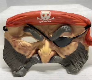 Máscara pirata de Halloween de colección 1995 Disguise Inc. - Imagen 1 de 5