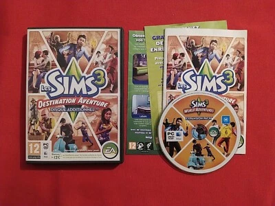 The Sims 3 Adventure Destination PC Mac DVD-ROM Complete PAL FR - Image 1 of 3