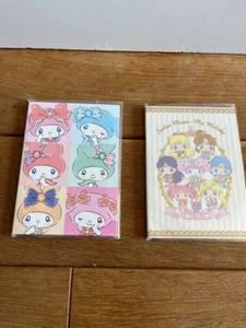 Juego de 2 notas adhesivas colaboradas Sailor Moon x Sanrio My Melody - Imagen 1 de 5