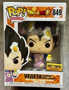 Funko Pop! Dragon Ball Vegeta Cooking with Apron Exclusive #849 W/ Protector - Imagen 1 de 7