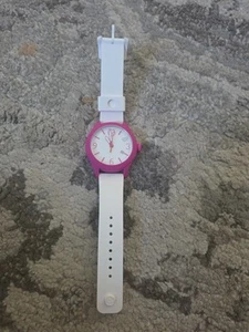 ESQ by Movado Damen Silikon Stahl Luxus Uhr / Pink / Weiß - Bild 1 von 4