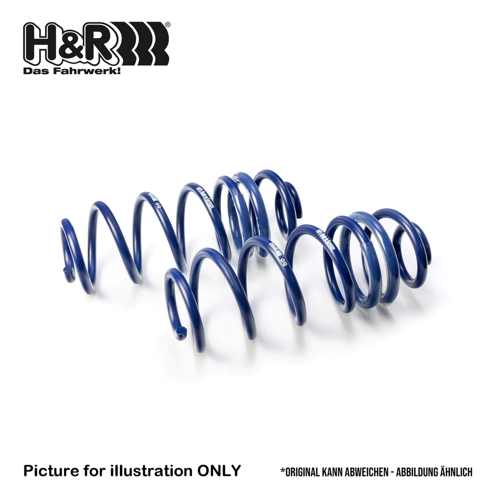 H&R Lowering Springs Front 50mm for BMW 5-Series (E60) Saloon 2WD AIR 07/2003>On - Image 1 of 1