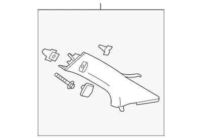Borde de pilar de parabrisas genuino GM 21993338 Foto 1 de 2