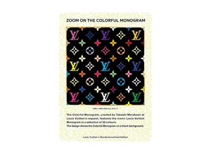 Tarjeta coleccionable Louis Vuitton Takashi Murakami colorida monograma C 015 LV - Imagen 1 de 3