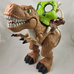Imaginext Fisher Price 2014 Dino Fortress T-Rex Dinosaur Battery Works - Picture 1 of 2