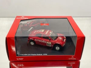 NOREV AMC009480 CITROEN ZX PARIS DAKAR 1996 -RED 1:43- GOOD IN DEALER BOX - Picture 1 of 9