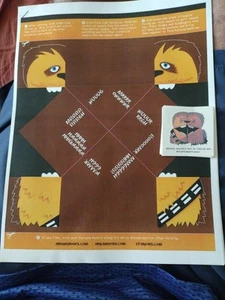Das Geheimnis des Glücks Wookie: Ein Origame Star Wars Promo Sticker & Cut Outs - Bild 1 von 3