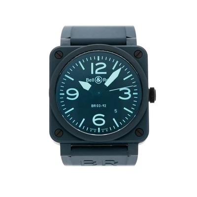Bell & Ross BR 03-92 Blue Ceramic Auto Square 42mm Mens Watch BR0392-CERAM-BLUE - Image 1 of 4