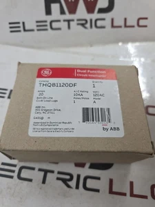 THQB1120DF Dual Function Circuit Breaker AFCI/GFCI Combo 1 Pole 20 Amp 10kA Bolt - Picture 1 of 4