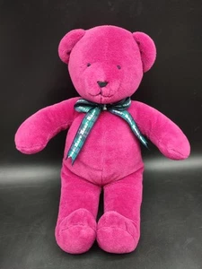 NORTH AMERICAN BEAR CO. Vintage 11" Fuchsia Purple BARE BEAR Teddy Plush w/ Tag - Picture 1 of 9