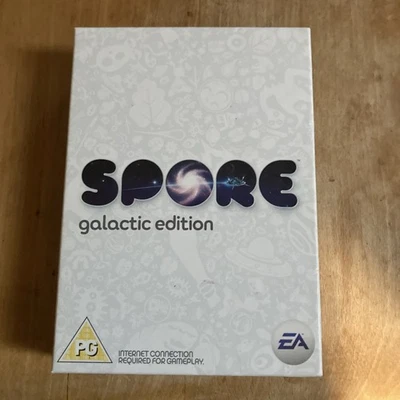 RARE Spore Galactic Edition MAC / PC-DVD EA The Making of Spore CIB BIG BOX Game - Image 1 of 4
