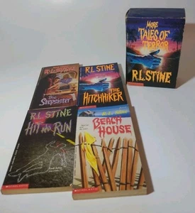 MORE TALES OF TERROR 4 BOOK BOX SET R.L STINE Acceptable Condition Torn Box - Picture 1 of 9