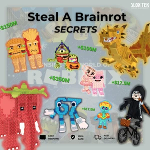 STEAL A BRAINROT | All Secrets | Brainrot |  24/7 DELIVERY🚀SAB Burguro & Fryuro - Picture 1 of 36