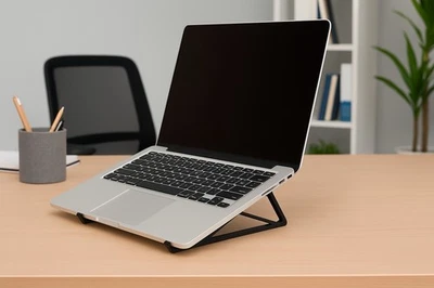 Minimalist Laptop Stand – Lightweight Ergonomic Portable Riser for MacBook & PCs - Image 1 of 2