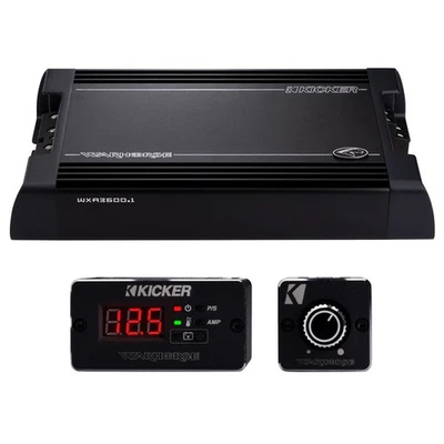 Amplificador de subwoofer mono Kicker Warhorse WXA3600.1 | 3600 vatios x 1 a 1 ohmio Foto 1 de 4