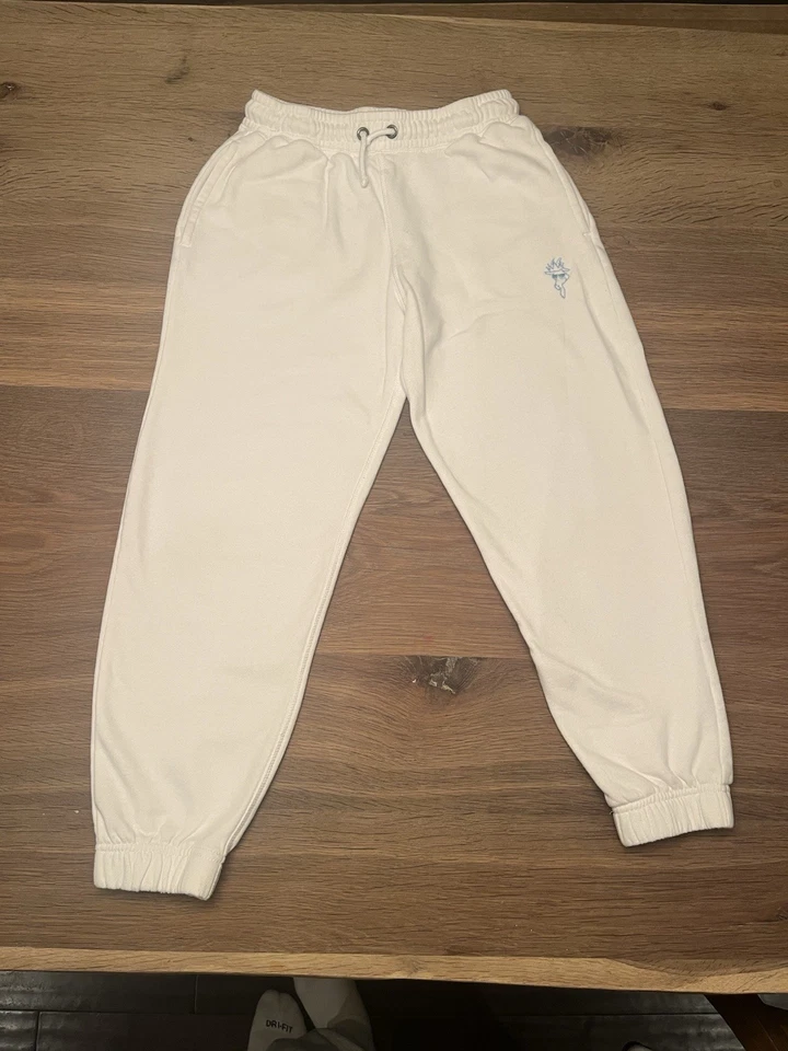 Pantalones deportivos blancos grandes Goat niñas jóvenes azul claro cabra Foto 1 de 3