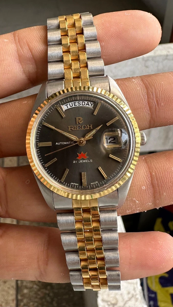 Ricoh Mechanical (Automatic) Gold Filled Case Wristwatches for