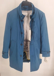 Calvin Klein Jacket Mens 36S Blue All Weather Munson Coat Lightweight New Tags - Picture 1 of 12