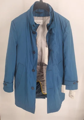 Calvin Klein Jacket Mens 36S Blue All Weather Munson Coat Lightweight New Tags - Image 1 of 4