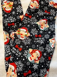 Pee Wee Christmas New Tween Size Kids 12/14-Adult 2/4 Leggings *FREE SHIPPING!** - Picture 1 of 1