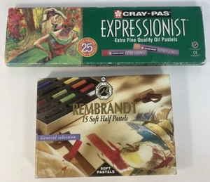 Oil Pastels Sets, 15 & 25 Rembrandt & Expressionist Extra Fine Quality - Picture 1 of 4