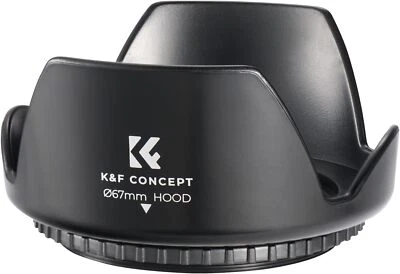 K&F Concept Tulip Flower Lens Hood 52/58/67mm for Canon,Nikon,Sony Cameras - image 1 of 4
