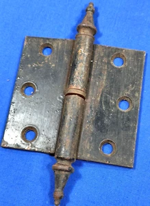 C.1900 Tür TIEFSCHARNIER 3 3/8" x 3 1/2", guter Zustand, keine Beschädigungen - Bild 1 von 3