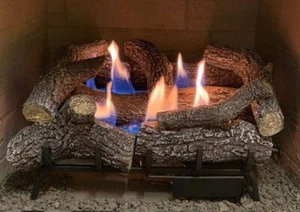 Cumberland 30" Log set with Burner and Remote, 40,000 BTU's, Propane Gas - Picture 1 of 1