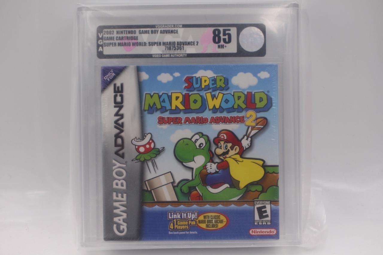  Super Mario World Super Mario Advance 2 VGA 85 Mint GBA Game Boy Advance Wata