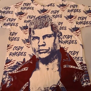 WWE Cody Rhodes T-Shirt Size XL AOP NWOT - Picture 1 of 8