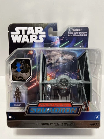 2022 Star Wars Micro Galaxy Squadron TIE FIGHTER BATTLE DAMAGE Series 2 NEW!!! Cover