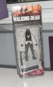 MCFARLANE THE WALKING DEAD AMC TV SERIES 7 MICHONNE BLACK & WHITE ACTION FIGURE - Picture 1 of 3