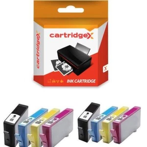 Set Of 8 Ink Cartridges For 364XL HP PhotoSmart Premium Fax C309A C309C - Afbeelding 1 van 1