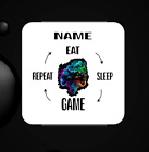 gaming gift, add name, gamer, gift coaster, birthday gift, drink gift, for him