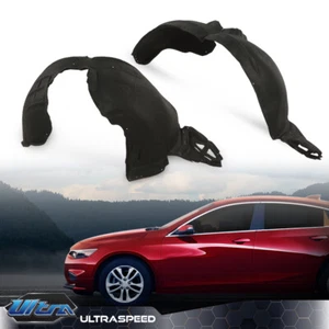 Set of 2 Front Left & Right Fender Liner Fit For 2016-2018 Chevrolet Malibu - Picture 1 of 12