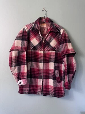 Vintage 50s Shanhouse Large Heavy Flannel Hunting Coat - Image 1 of 4