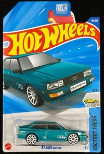 Hot Wheels 2025 ‘87 Audi Quattro #16 Teal, Nice Front Details - Picture 1 of 8