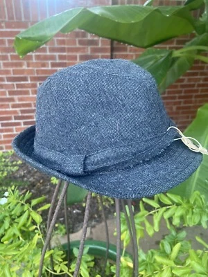 MUD PIE NUEVO CON ETIQUETAS Niño Pequeño Carbón Tweed Estilo Fedora Sombrero OSFM Foto 1 de 4